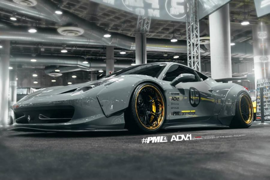 Ferrari 458 Italia by Liberty Walk and Platinum Motorsport on ADV.1 Wheels '2014